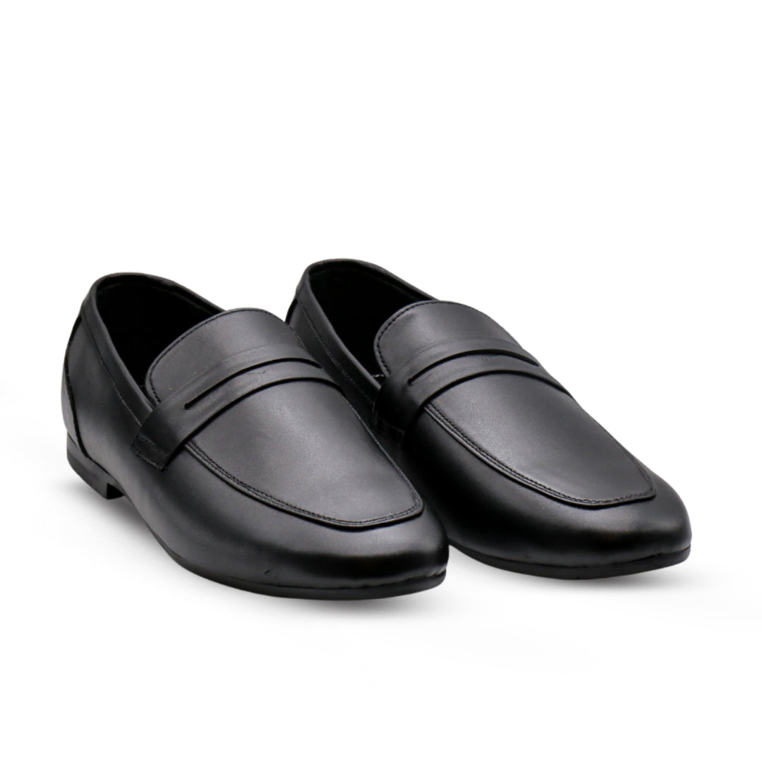 Classic Black Loafers︱Royele Leather