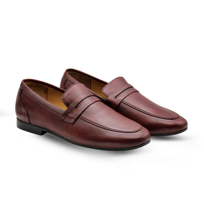 Classic Brown Loafers︱Royele Leather
