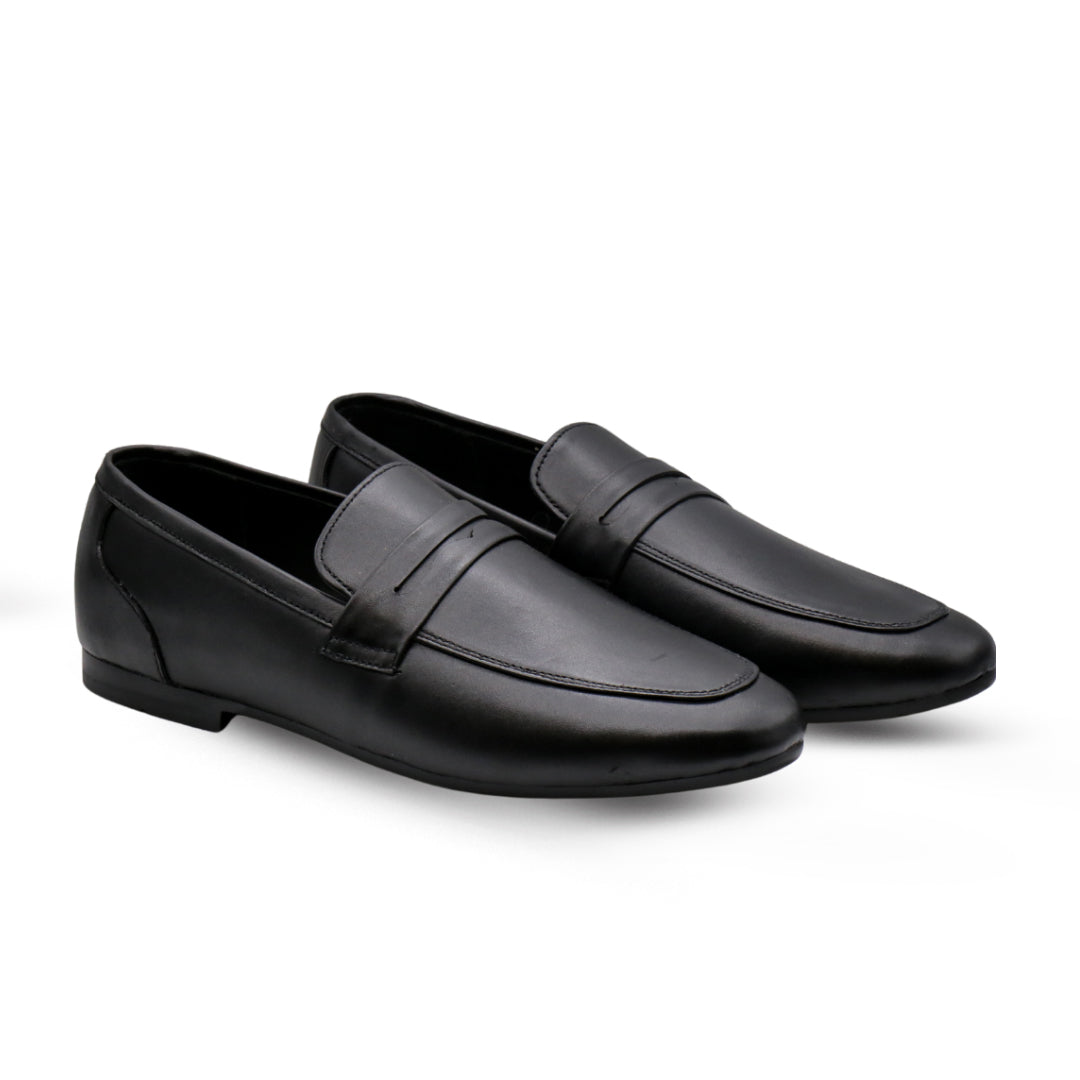 Classic Black Loafers︱Royele Leather